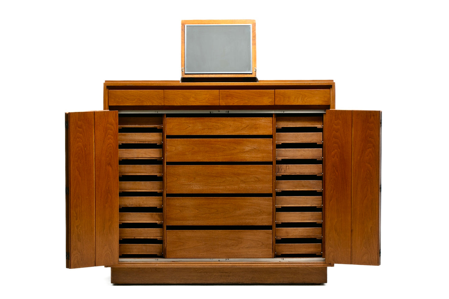 Paul McCobb Walnut Mid Century Modern Wardrobe Chest for Widdicomb c. 1963