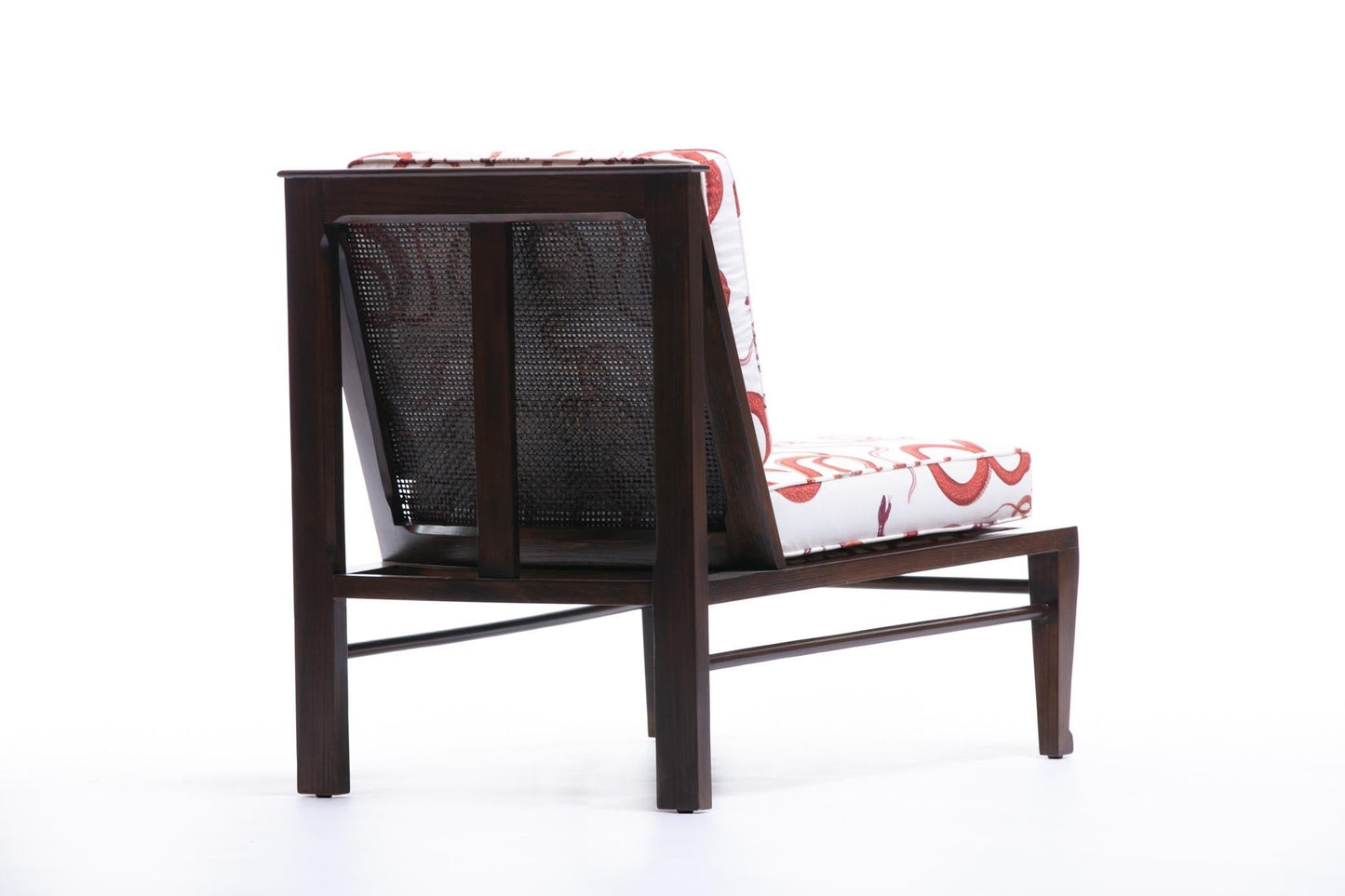 William Pahlmann Thebes Chairs with Snake Fabric, circa 1964