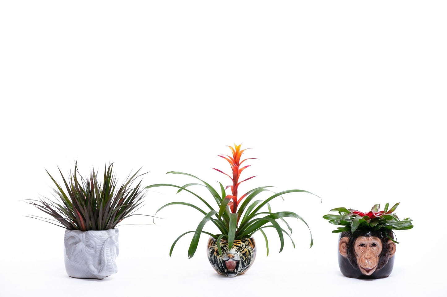 Italian Mid Century Hand Painted Chimpanzee Planter