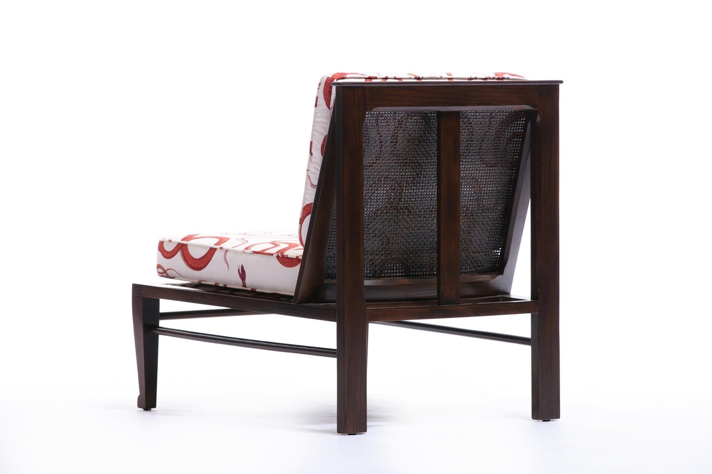 William Pahlmann Thebes Chairs with Snake Fabric, circa 1964