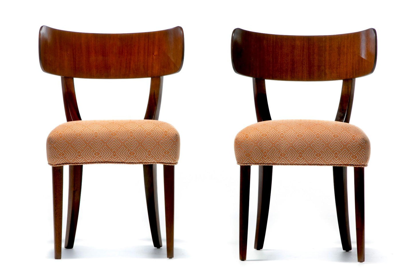 Set of Ten Klismos Dining Chairs by Carl Malmsten for Widdicomb, circa 1940